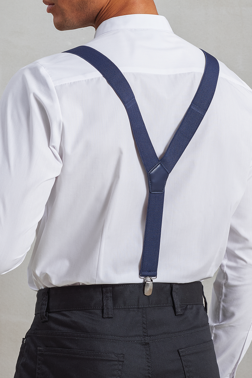 CLIP-ON TROUSER BRACES/SUSPENDERS
