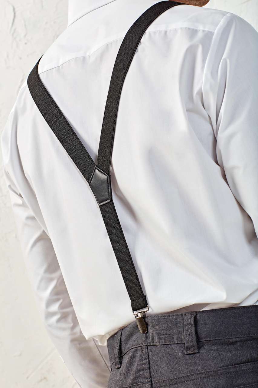CLIP-ON TROUSER BRACES/SUSPENDERS