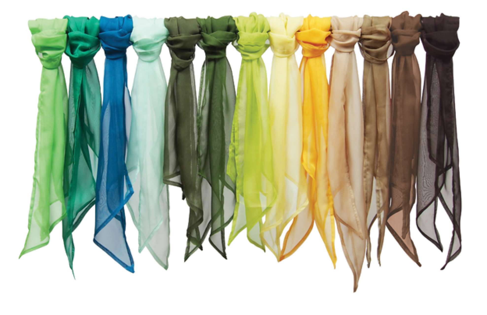 'COLOURS COLLECTION' PLAIN CHIFFON SCARF