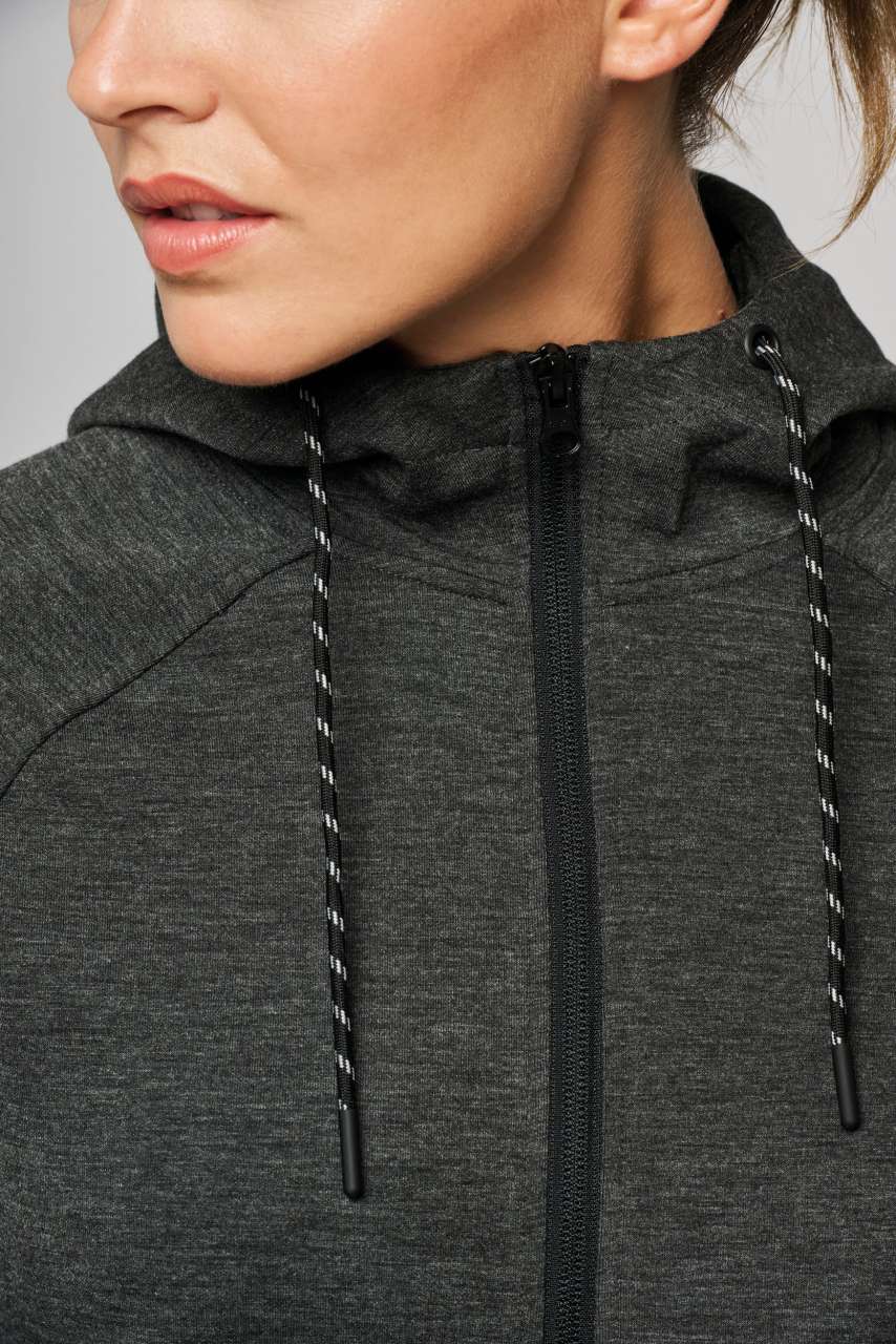 LADIES’ HOODED SWEATSHIRT