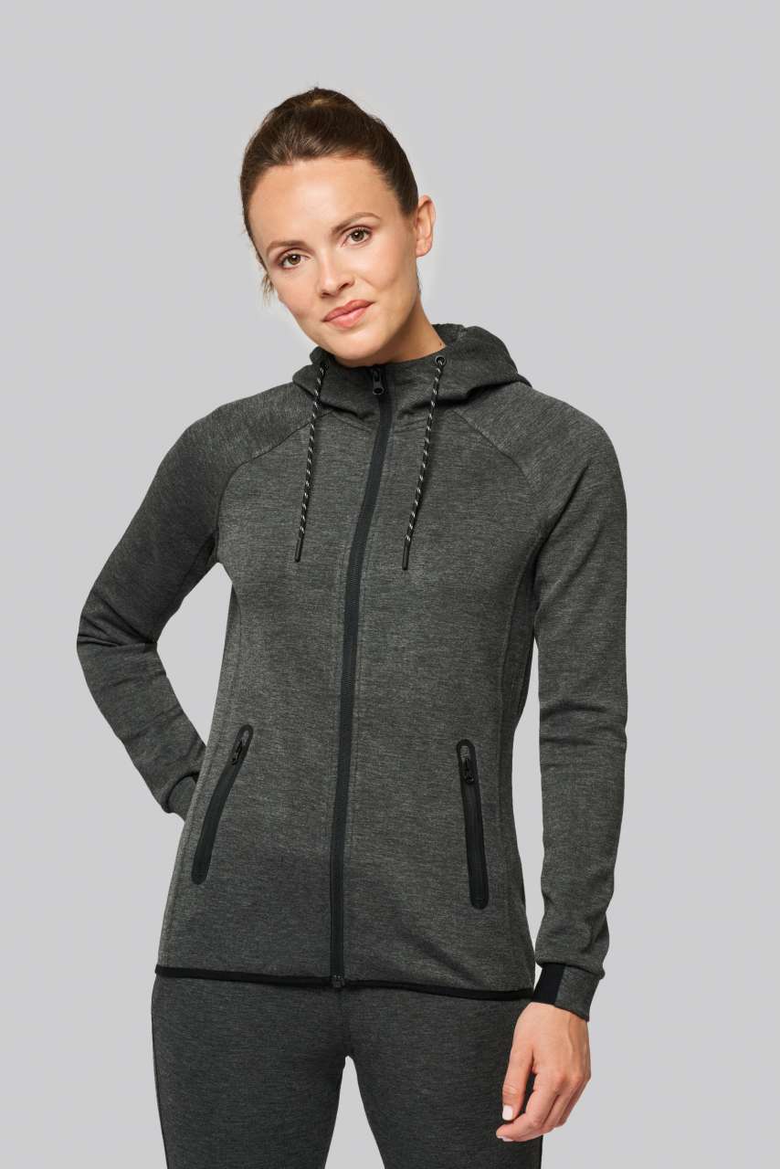 LADIES’ HOODED SWEATSHIRT