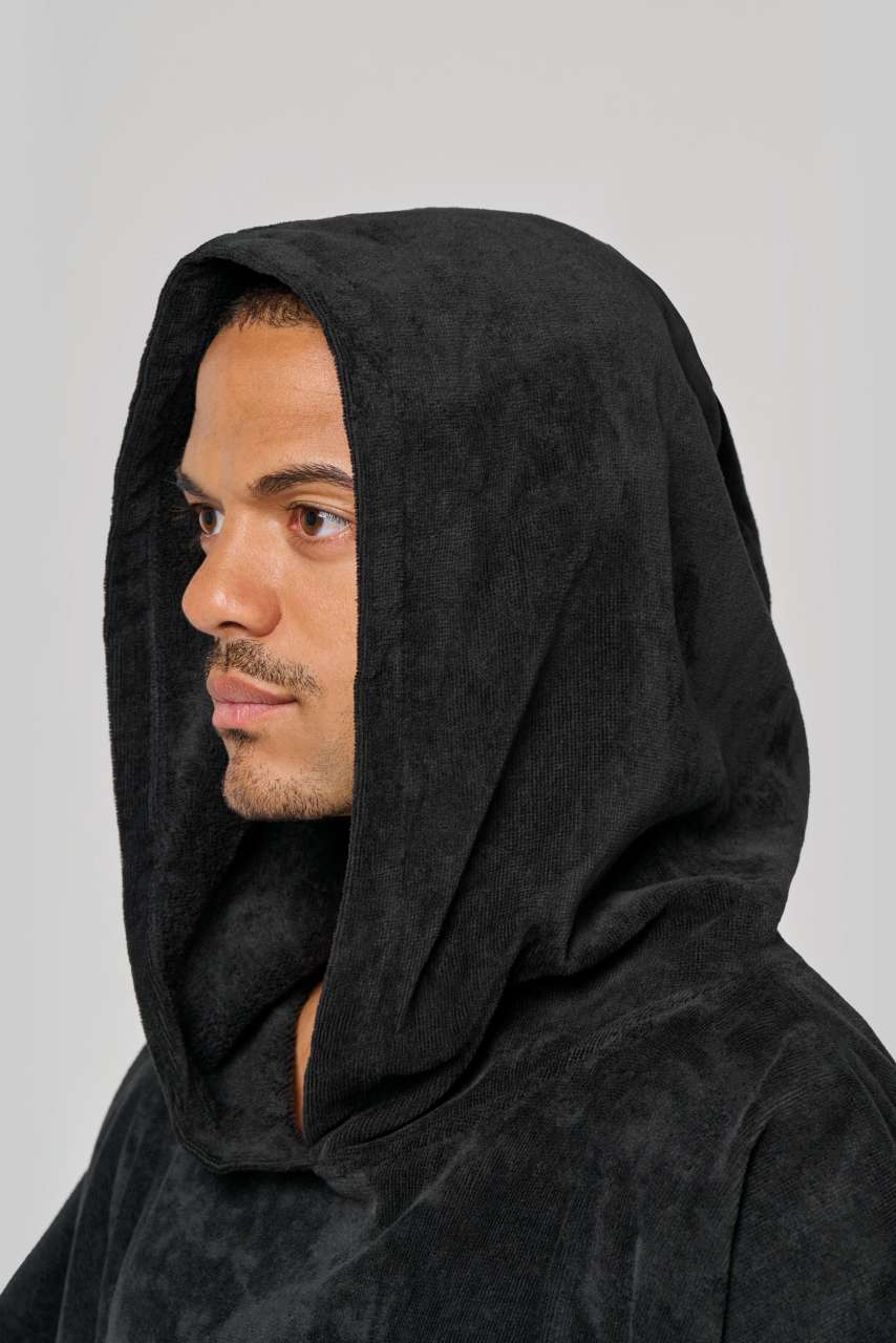 UNISEX HOODED TOWELLING PONCHO