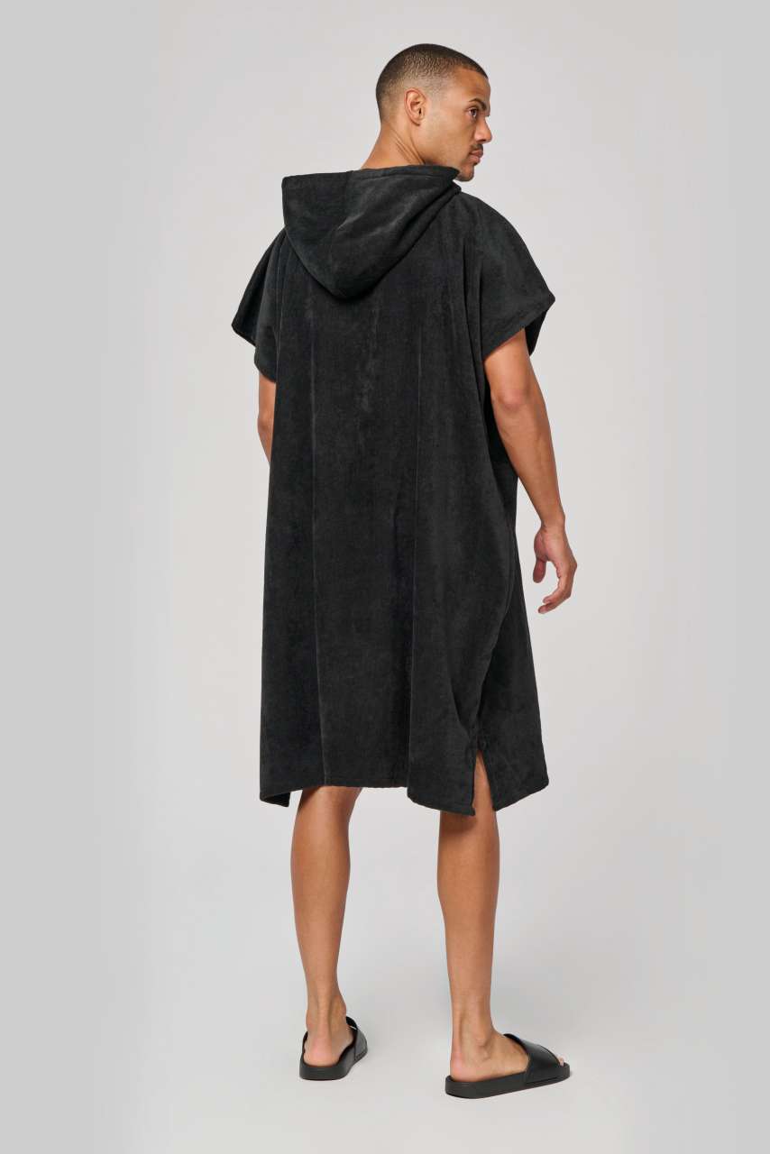 UNISEX HOODED TOWELLING PONCHO