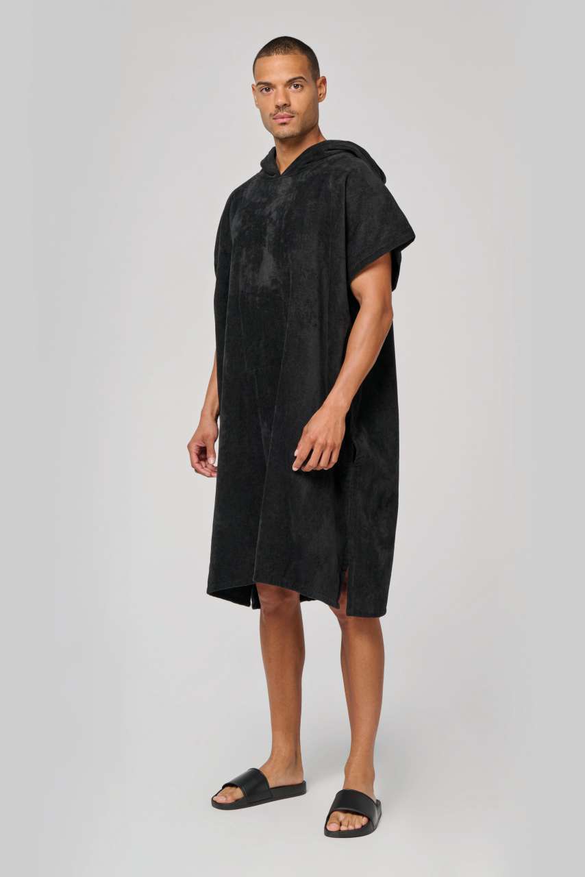 UNISEX HOODED TOWELLING PONCHO