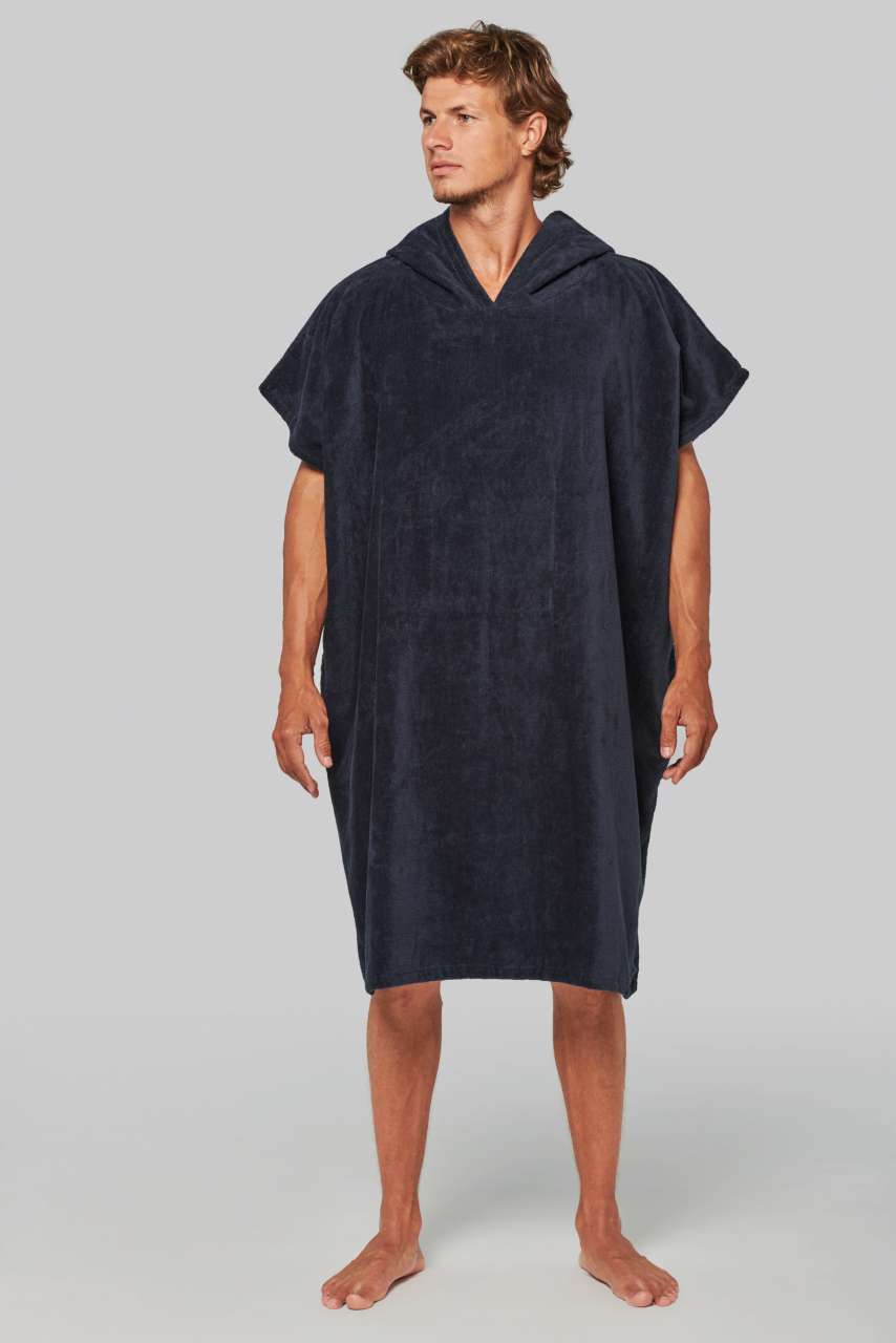 UNISEX HOODED TOWELLING PONCHO