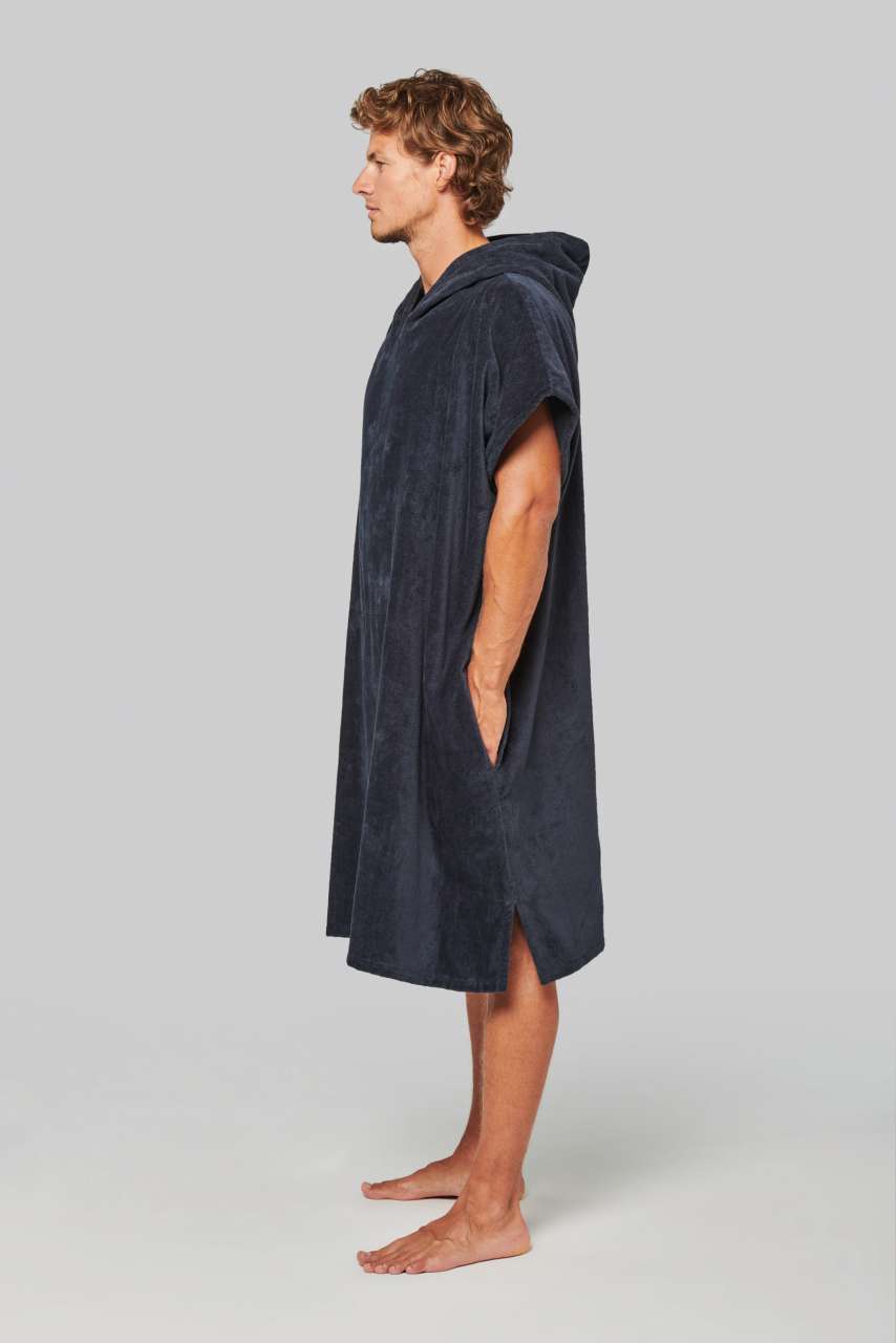 UNISEX HOODED TOWELLING PONCHO