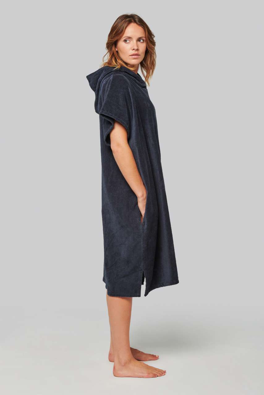 UNISEX HOODED TOWELLING PONCHO