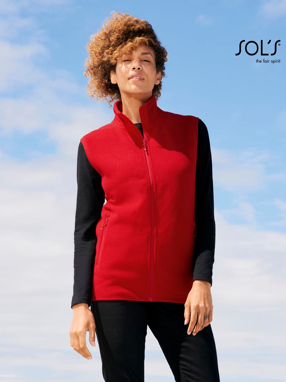 SOL'S FACTOR BW - UNISEX MICROFLEECE ZIP BODYWARMER