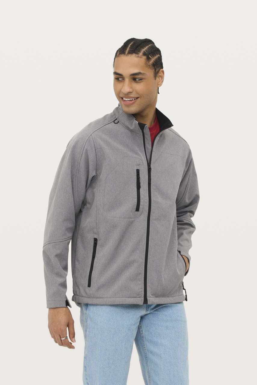 SOL'S RELAX - MEN'S SOFTSHELL ZIPPED JACKET