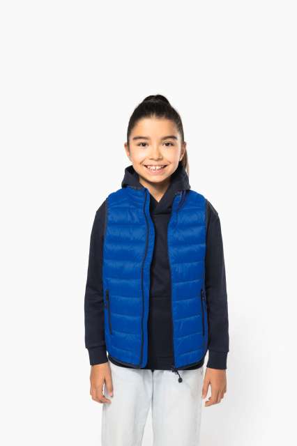 KIDS' LIGHTWEIGHT SLEEVELESS PADDED JACKET