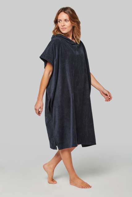UNISEX HOODED TOWELLING PONCHO